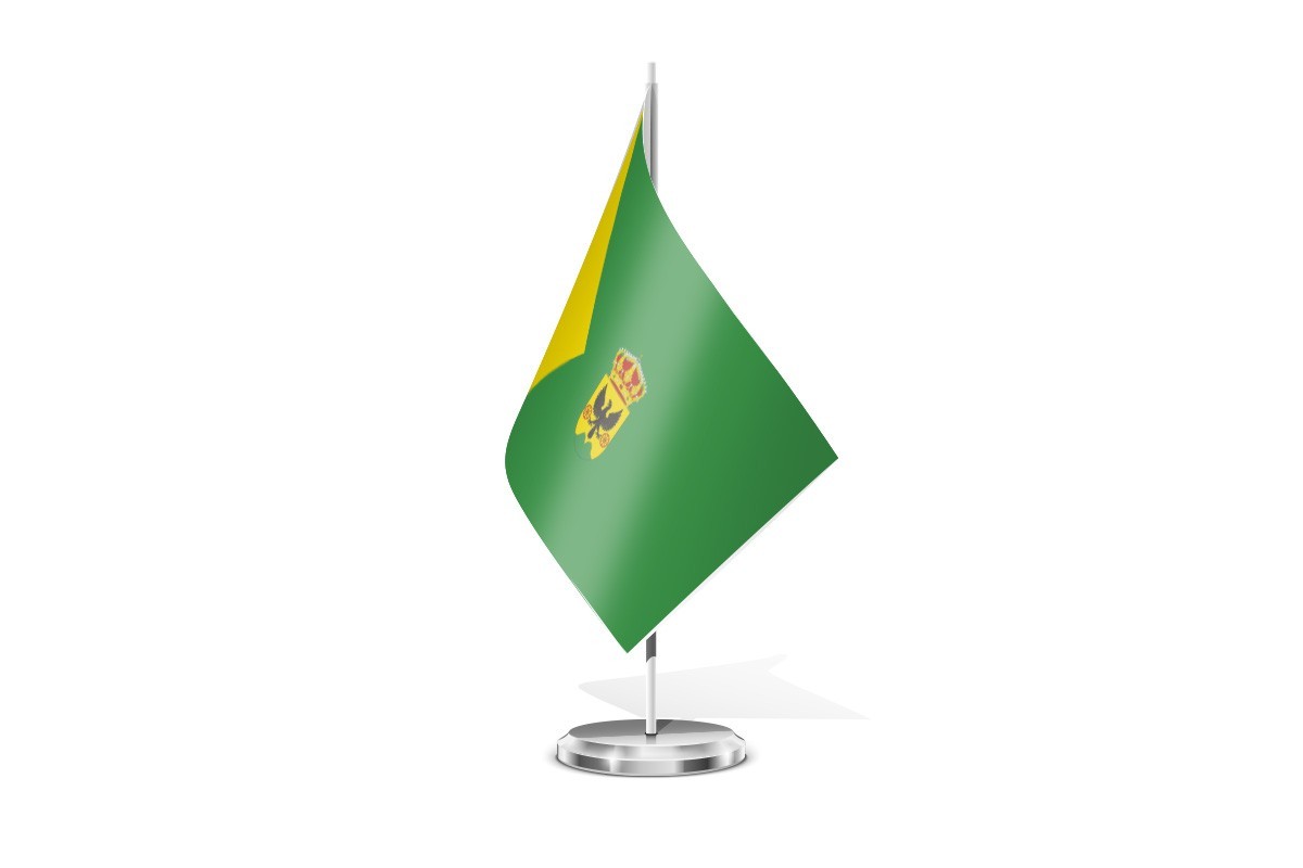 Bandera de mesa de Ventas con Peña Aguilera
