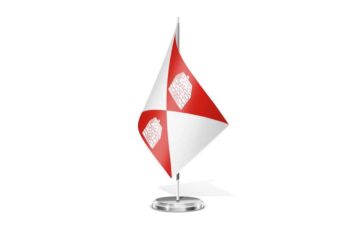 Bandera de mesa de Ventas de San Julián