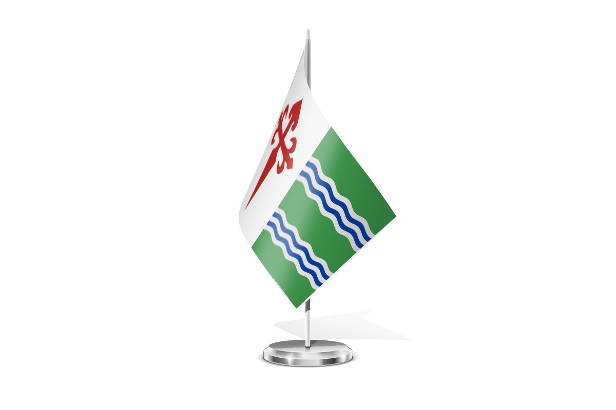 Bandera de mesa de Villa de Don Fadrique