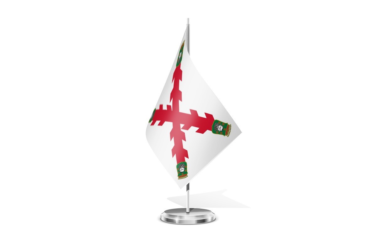Bandera de mesa de Barbastro