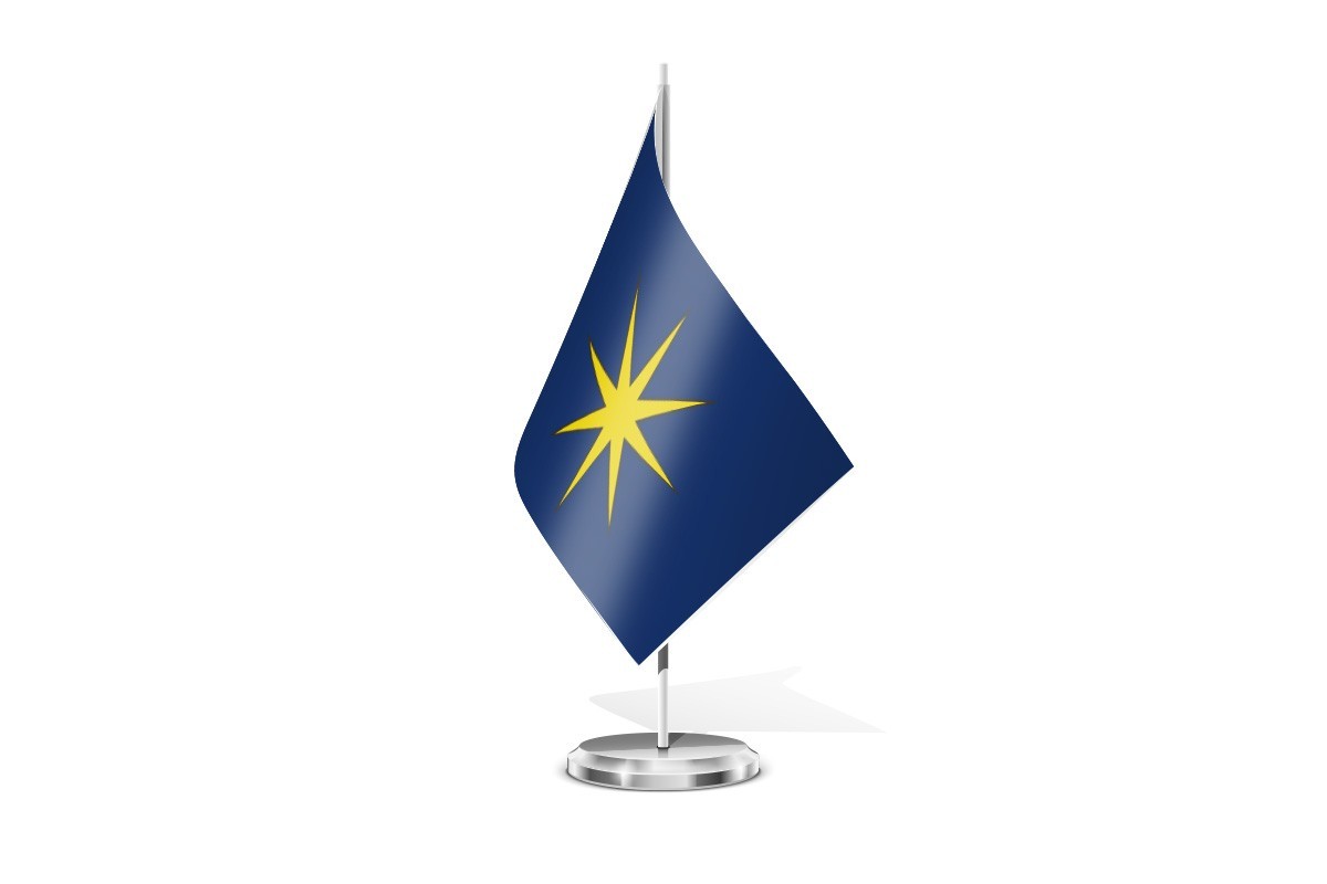 Bandera de mesa de Benasque