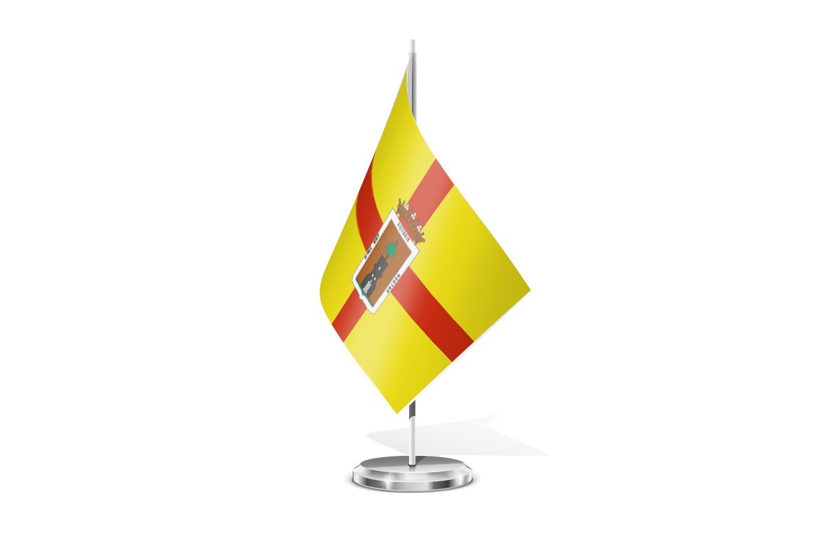 Bandera de mesa de Boltaña