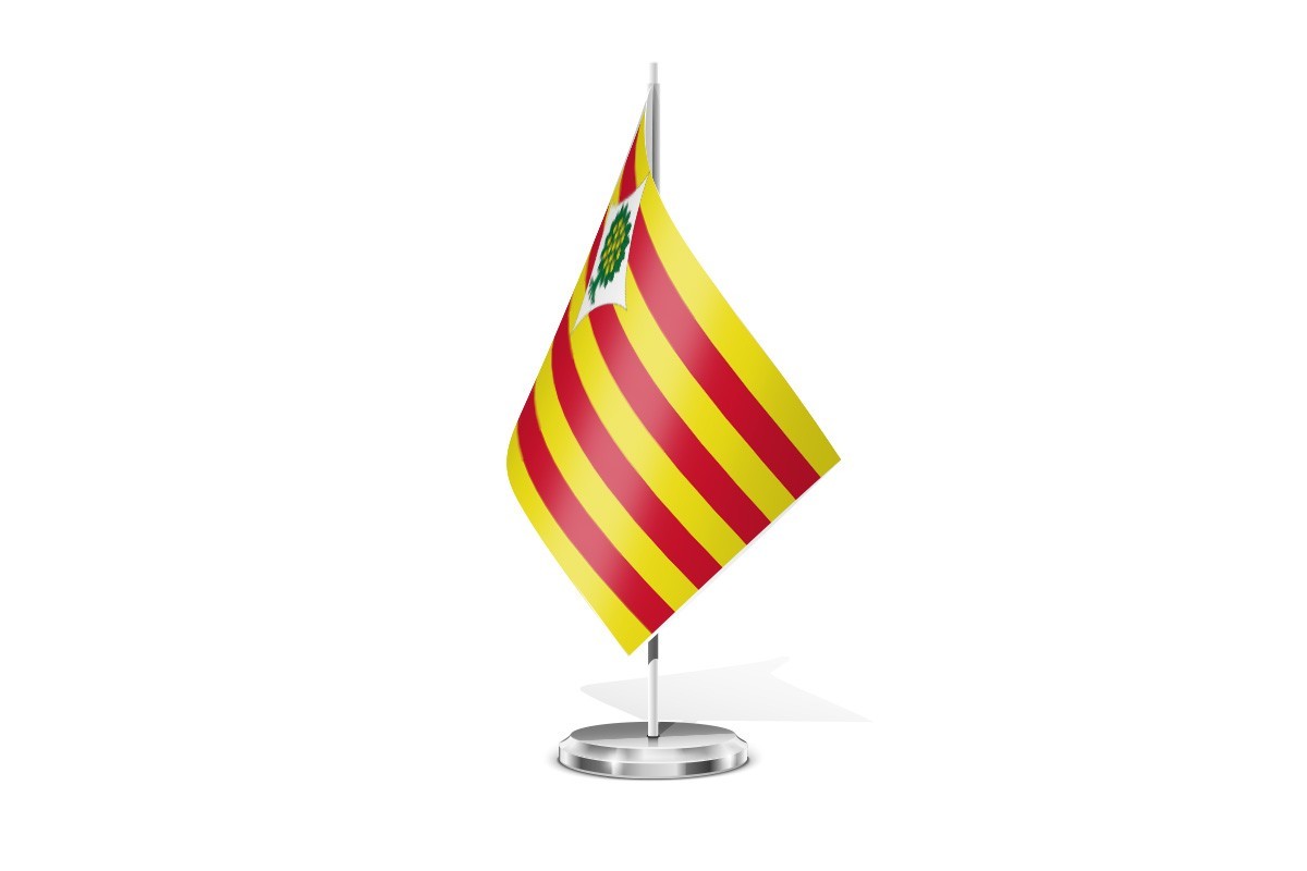 Bandera de mesa de Campo
