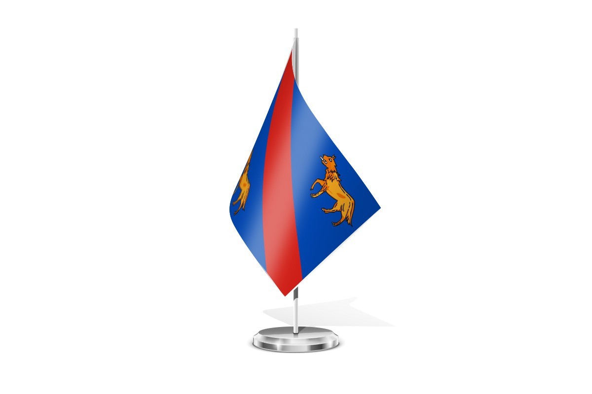 Bandera de mesa de Gurrea de Gállego