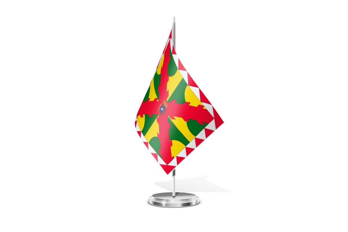 Bandera de mesa de Huesca
