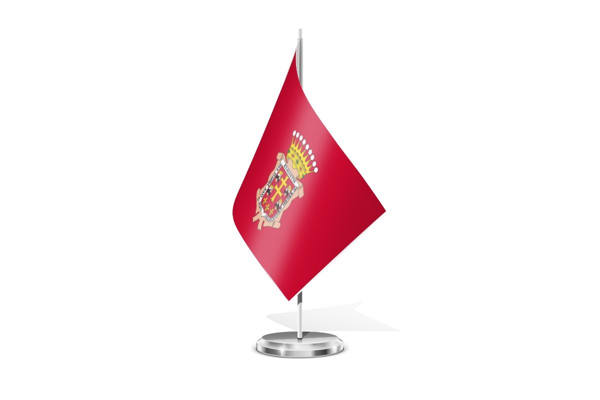 Bandera de mesa de Jaca