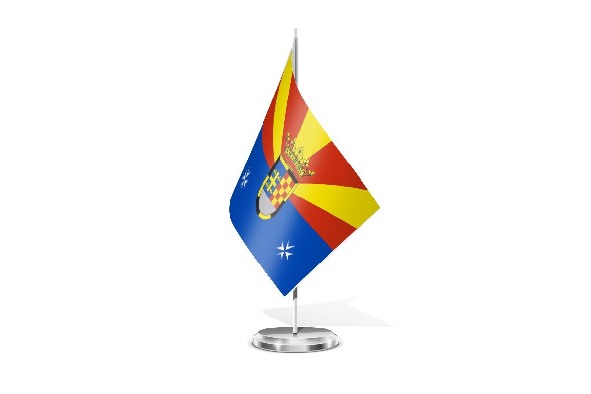 Bandera de mesa de Lalueza