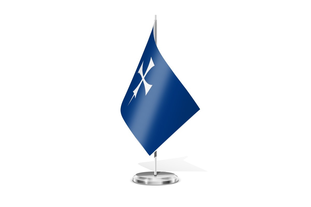 Bandera de mesa de Pueyo de Araguás