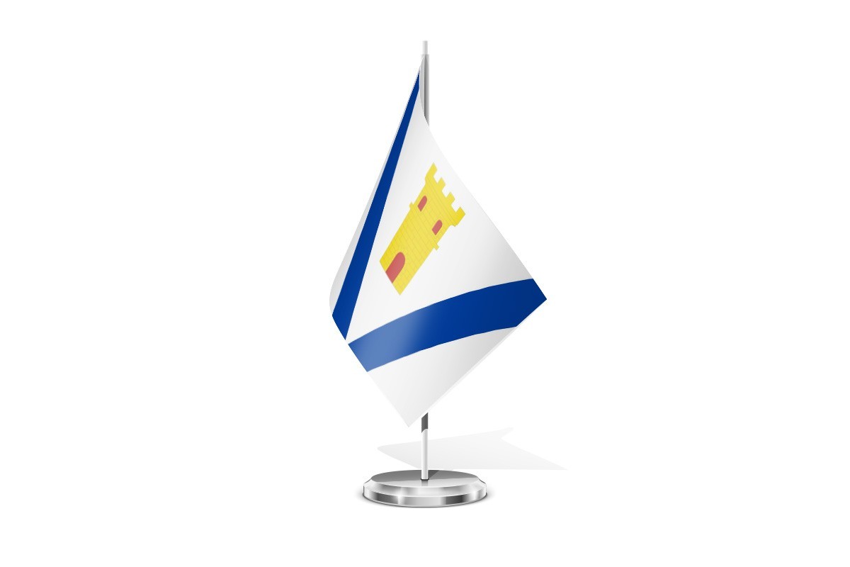 Bandera de mesa de Secastilla