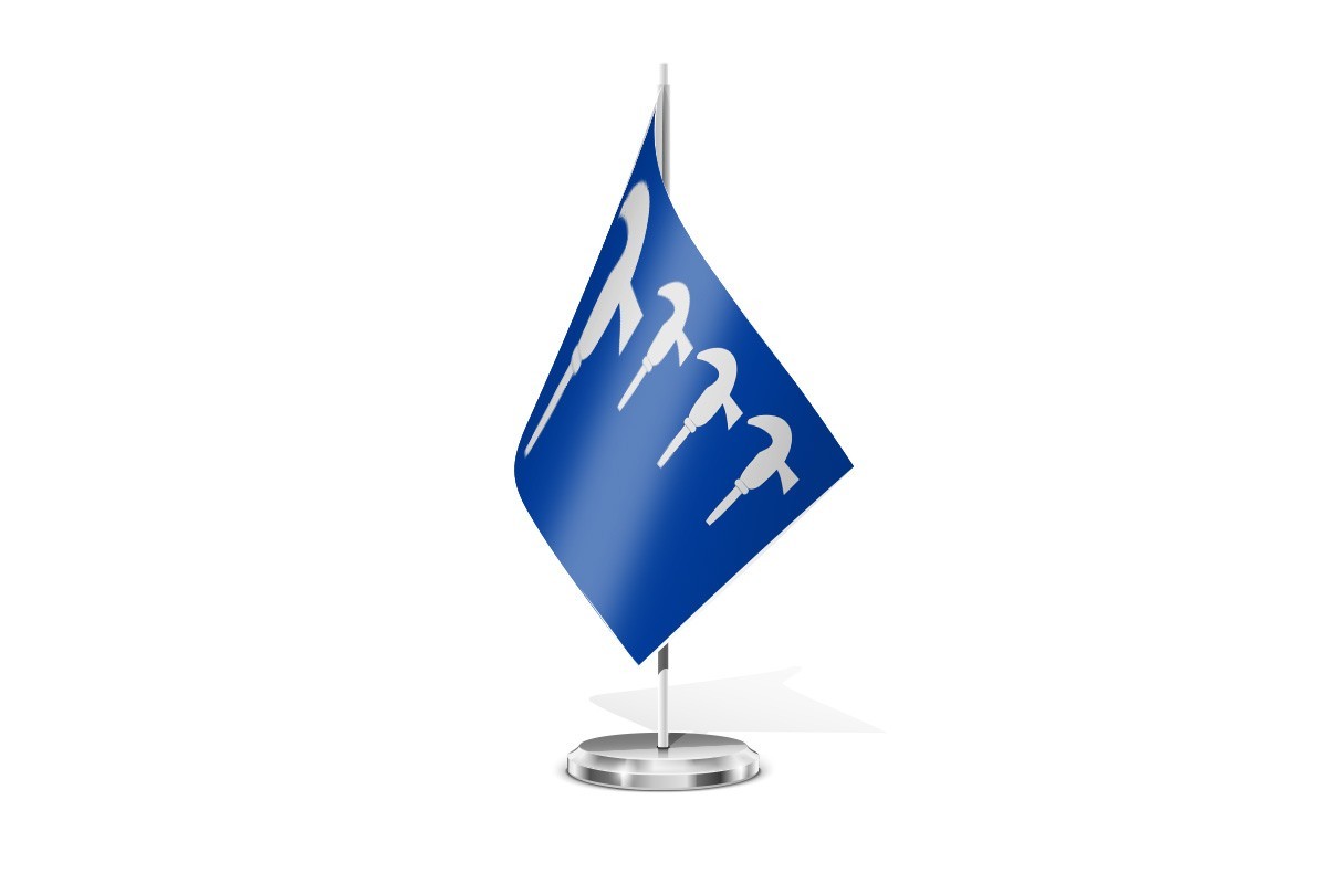 Bandera de mesa de Tolva