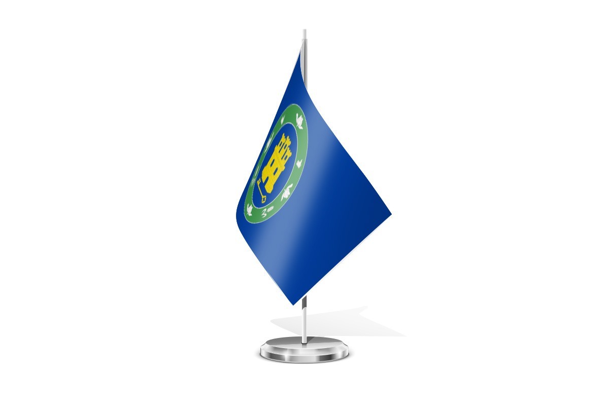 Bandera de mesa de Torres de Barbués