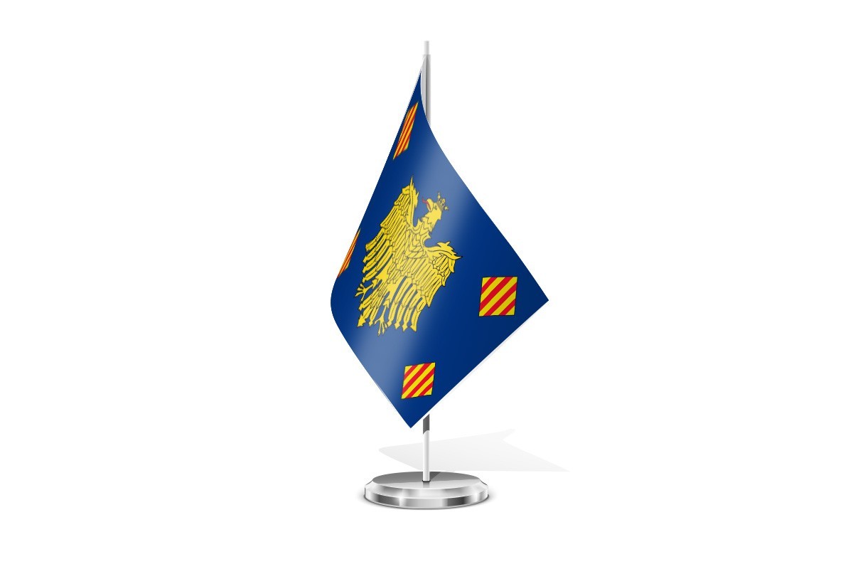 Bandera de mesa de Aguilón