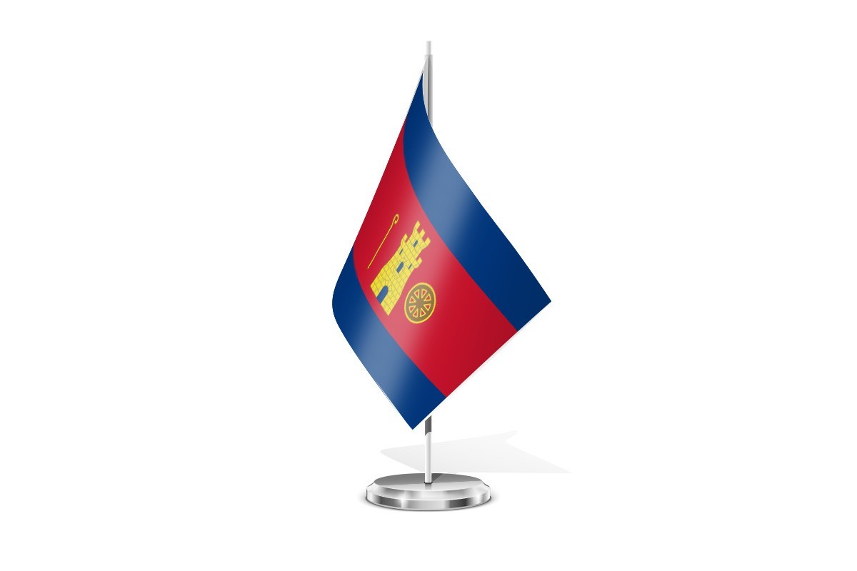 Bandera de mesa de Alborge