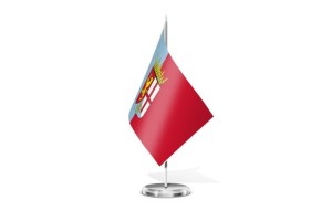 Bandera de mesa de Burgo de Ebro 123