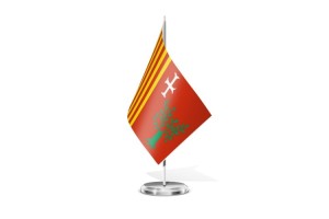 Bandera de mesa de Cadrete 123