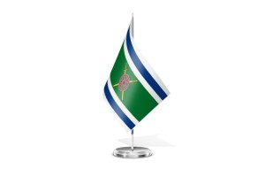 Bandera de mesa de Escatrón 123