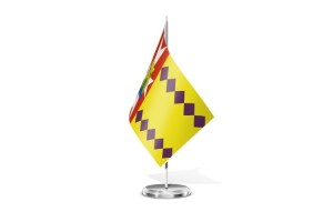 Bandera de mesa de Fuendejalón 123