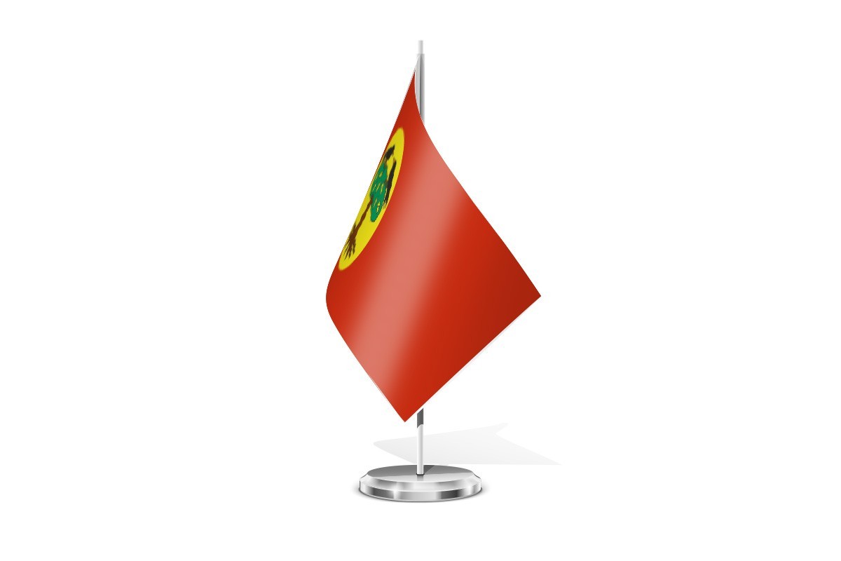 Bandera de mesa de Leciñena