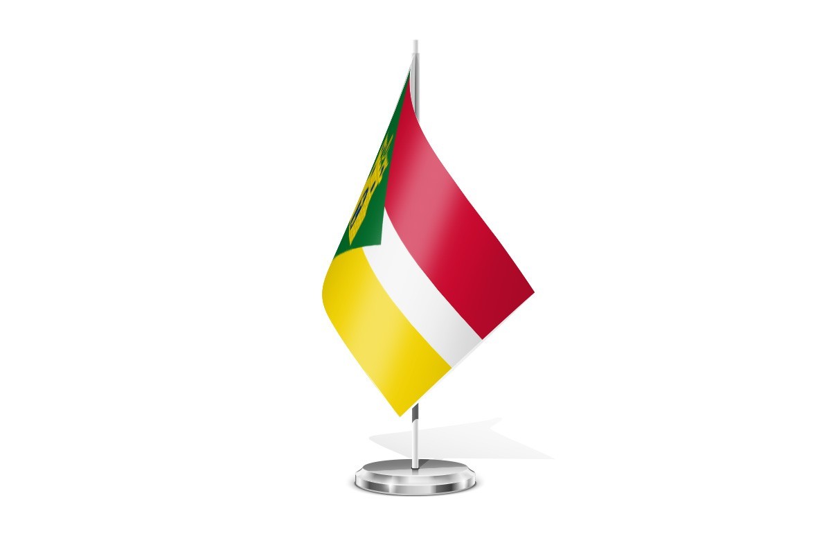 Bandera de mesa de Lituénigo