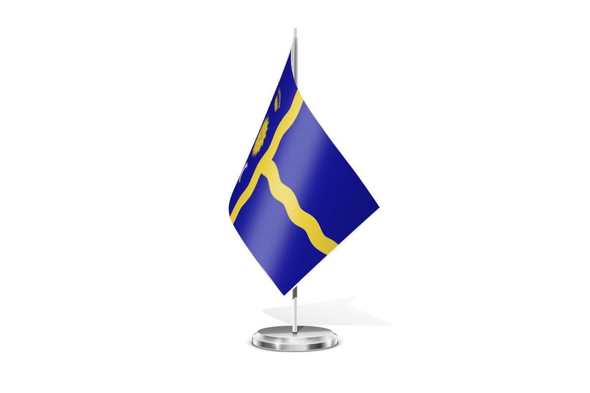 Bandera de mesa de Lucena de Jalón