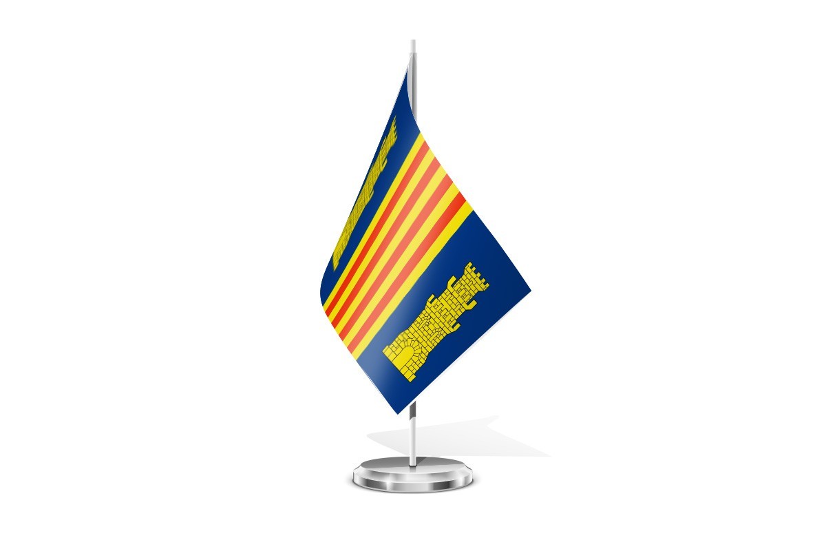 Bandera de mesa de Magallón