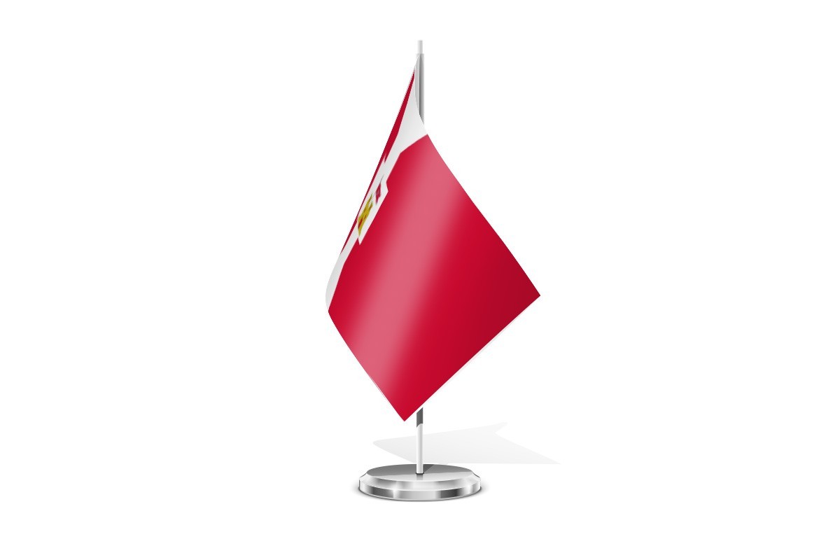 Bandera de mesa de Mallén