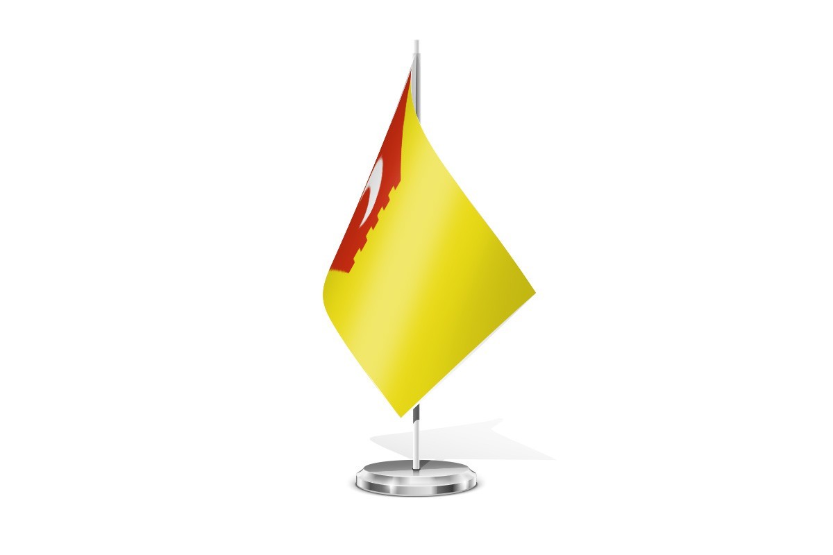 Bandera de mesa de Mesones de Isuela