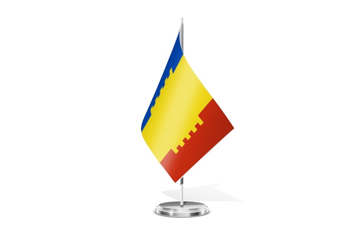 Bandera de mesa de Murillo de Gállego