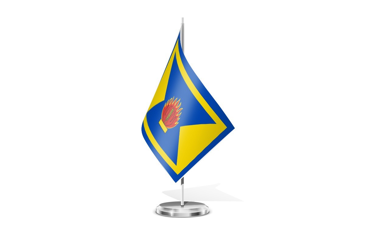 Bandera de mesa de Orés