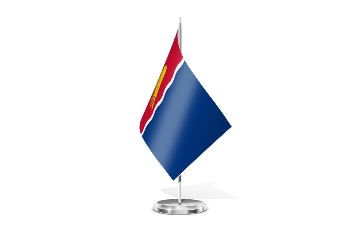 Bandera de mesa de Plasencia de Jalón