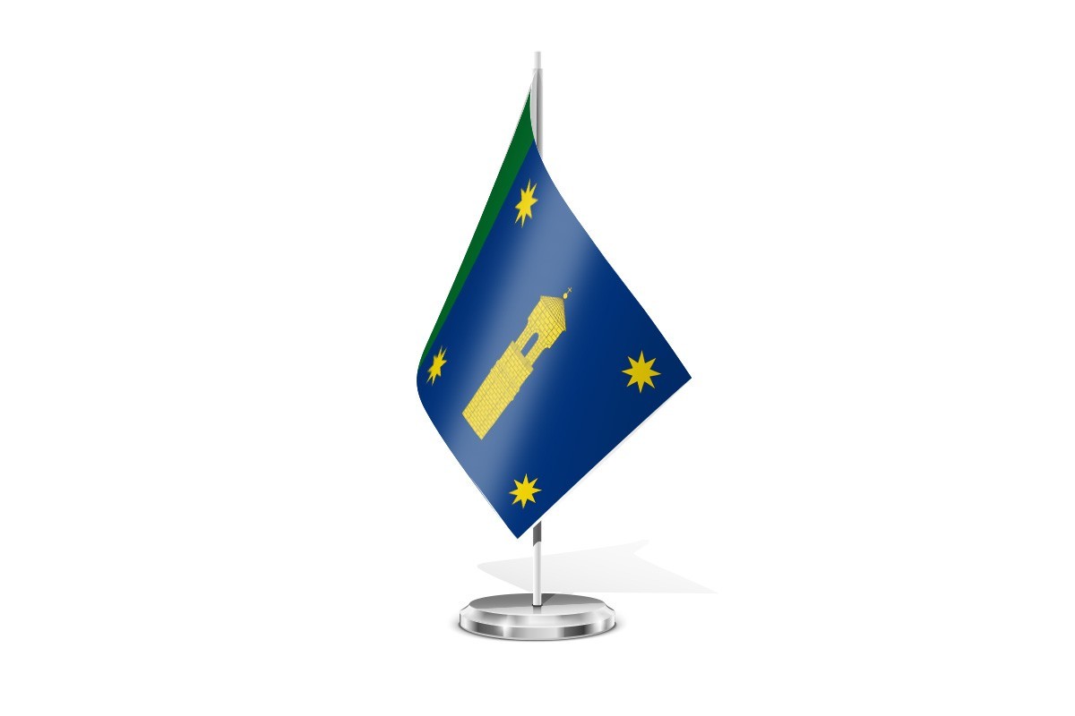Bandera de mesa de Pradilla de Ebro