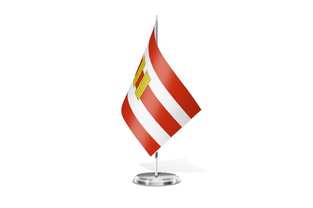 Bandera de mesa de Rueda de Jalón