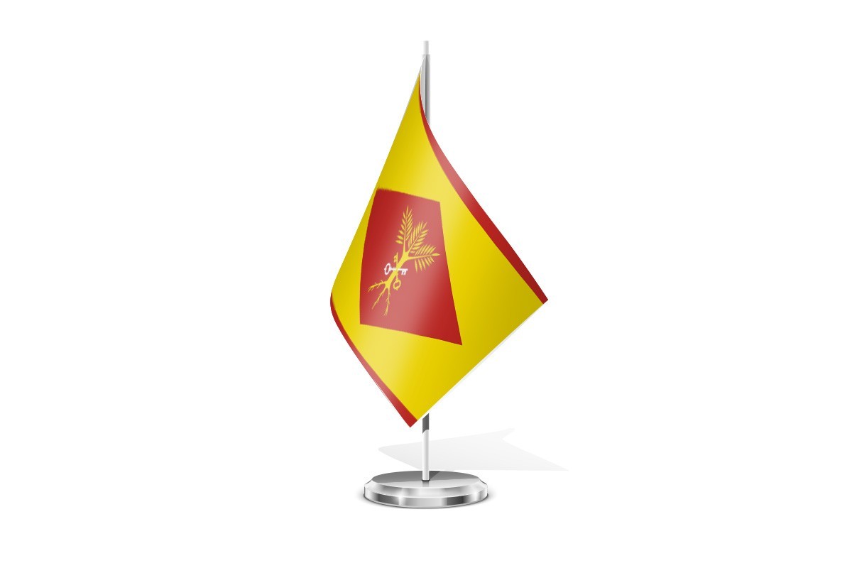 Bandera de mesa de Samper del Salz