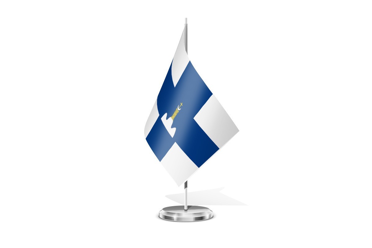 Bandera de mesa de Santa Cruz de Moncayo