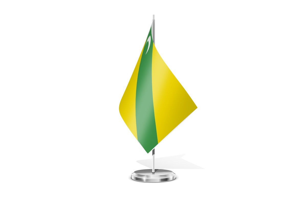 Bandera de mesa de Sierra de Luna