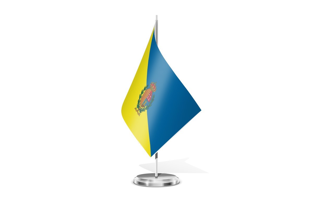 Bandera de mesa de Sos del Rey Católico
