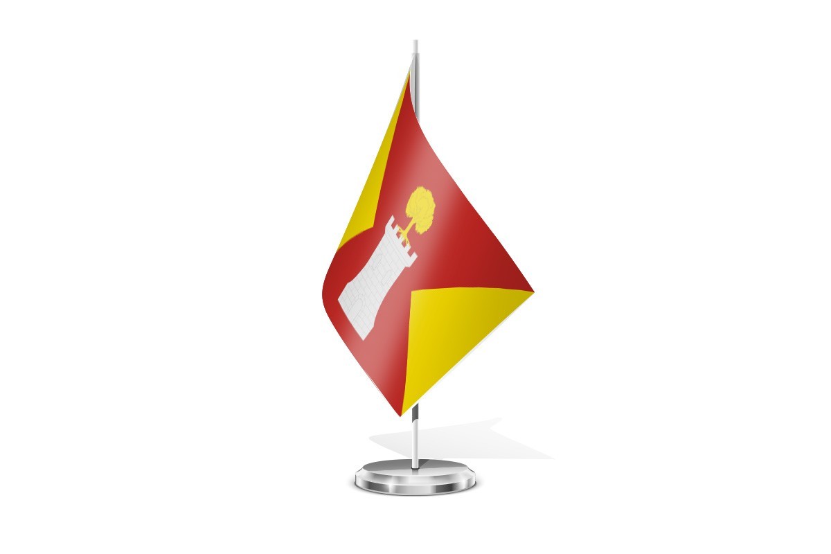 Bandera de mesa de Torrehermosa