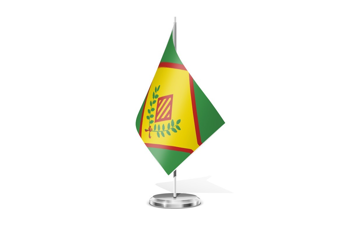 Bandera de mesa de Used