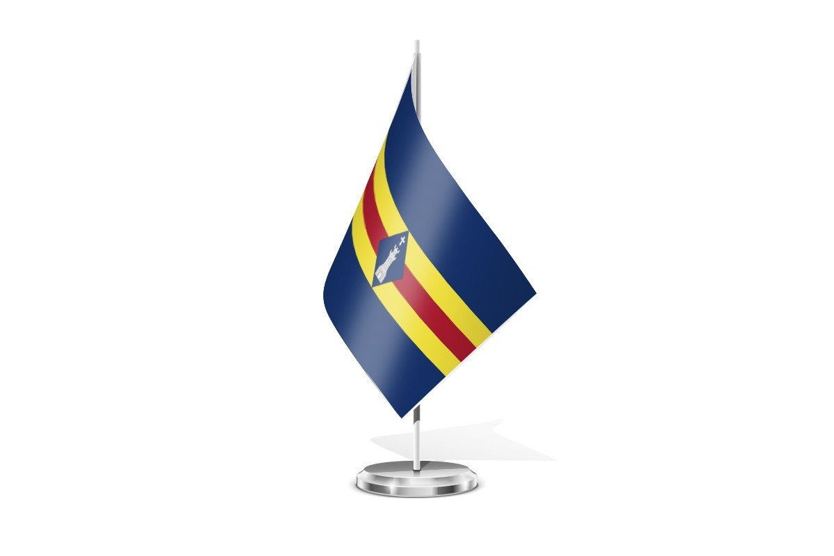 Bandera de mesa de Valpalmas