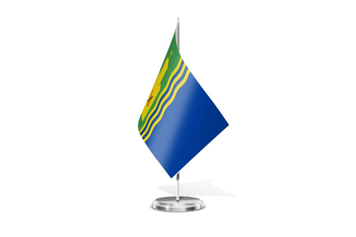 Bandera de mesa de Vierlas