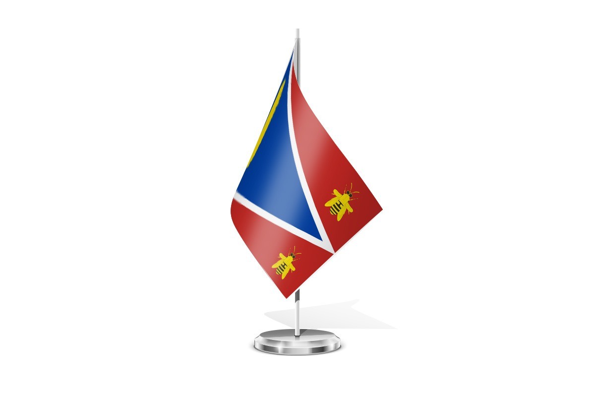 Bandera de mesa de Villadoz