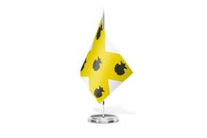 Bandera de mesa de Villafeliche 123