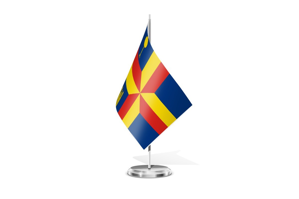 Bandera de mesa de Villafranca de Ebro