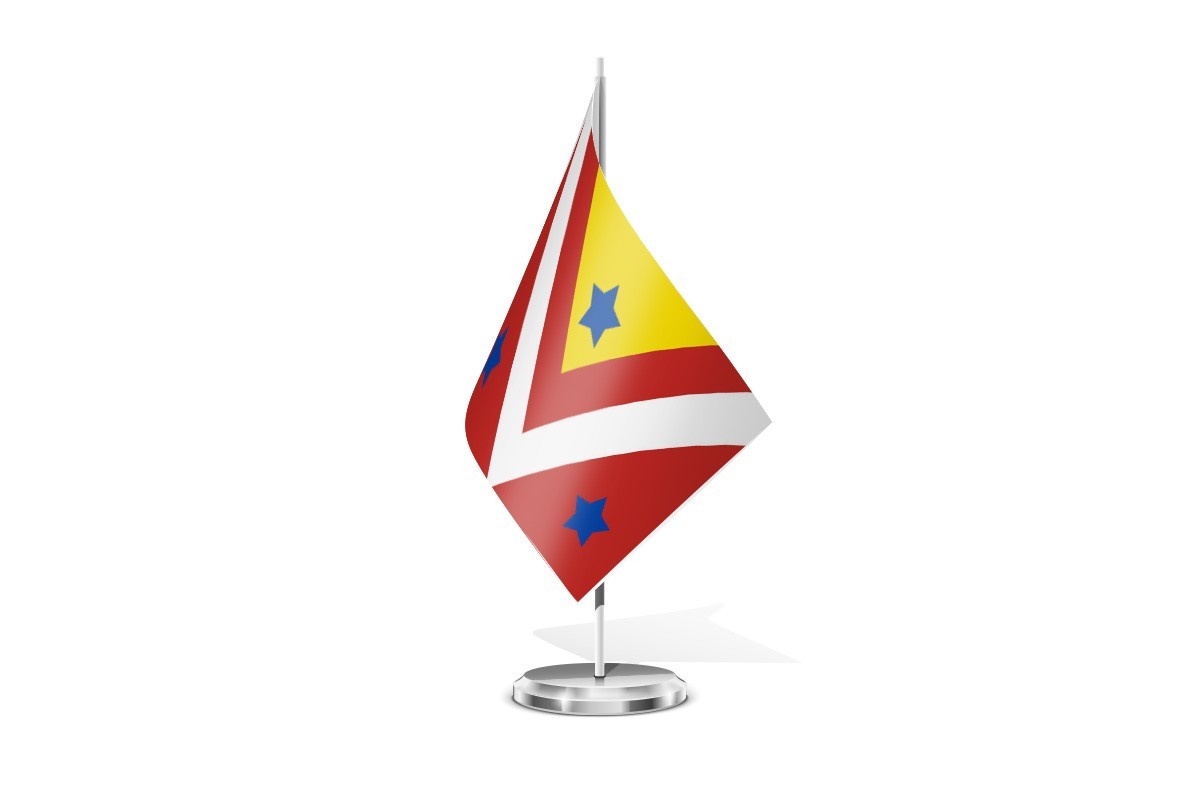 Bandera de mesa de Villalba de Perejil
