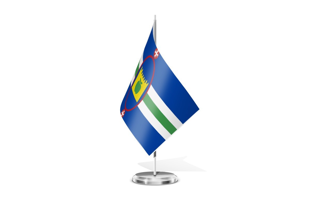 Bandera de mesa de Villalengua