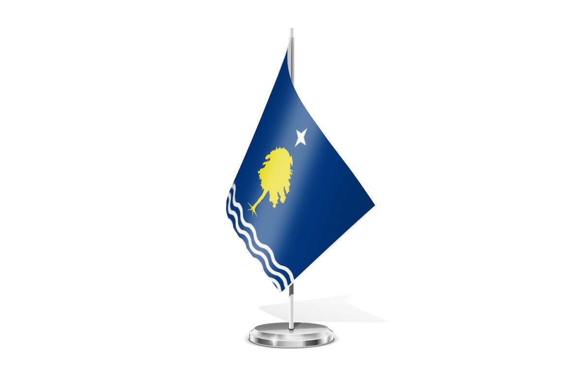 Bandera de mesa de Villamayor de Gállego