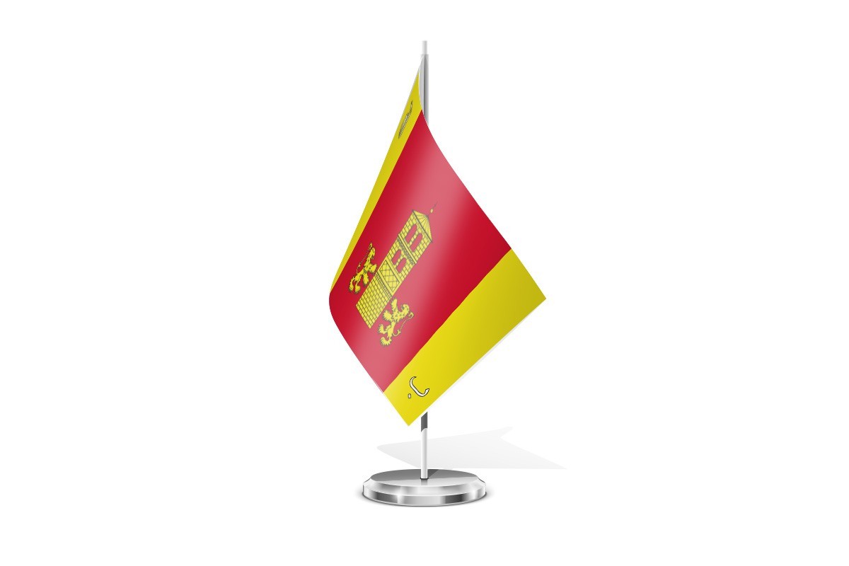 Bandera de mesa de Villanueva de Gállego