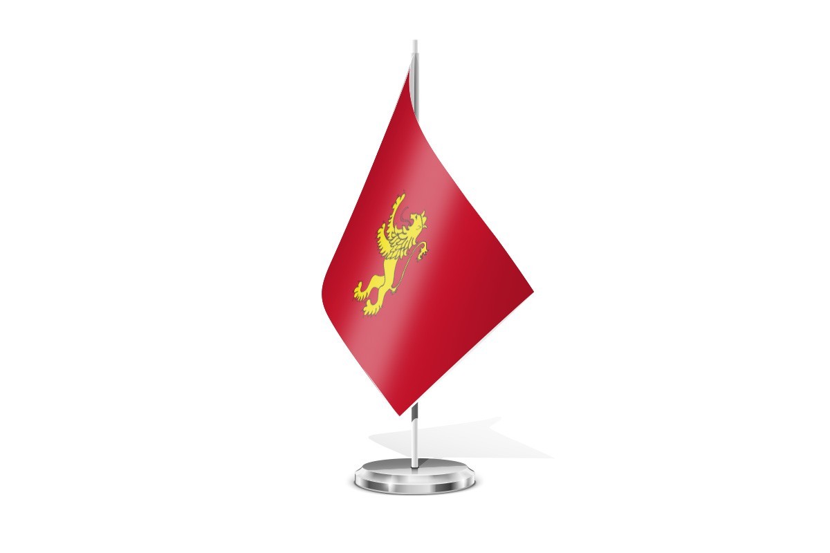 Bandera de mesa de Zaragoza