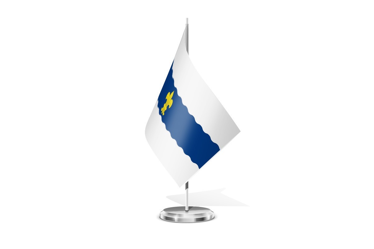 Bandera de mesa de Aguaviva