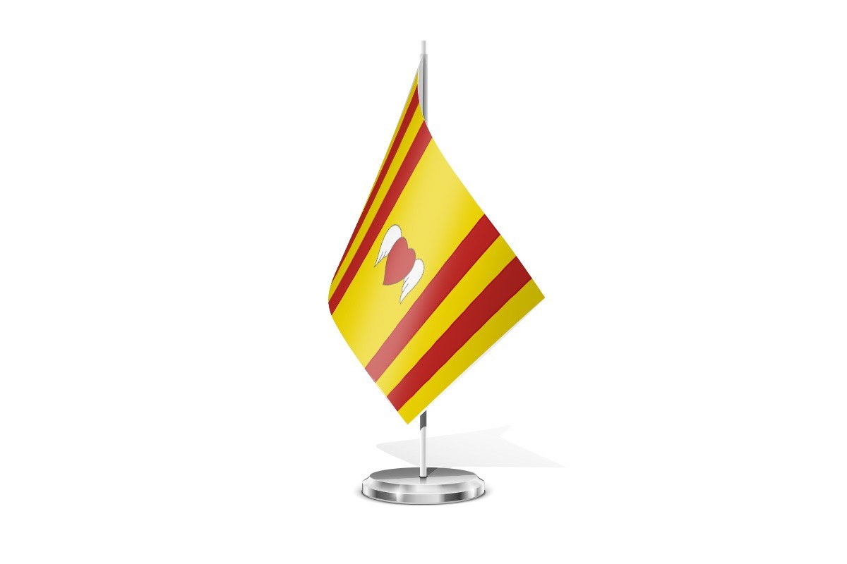 Bandera de mesa de Alcorisa